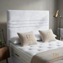DS Living Harrington White Double Plush Divan Bed - thumbnail 2