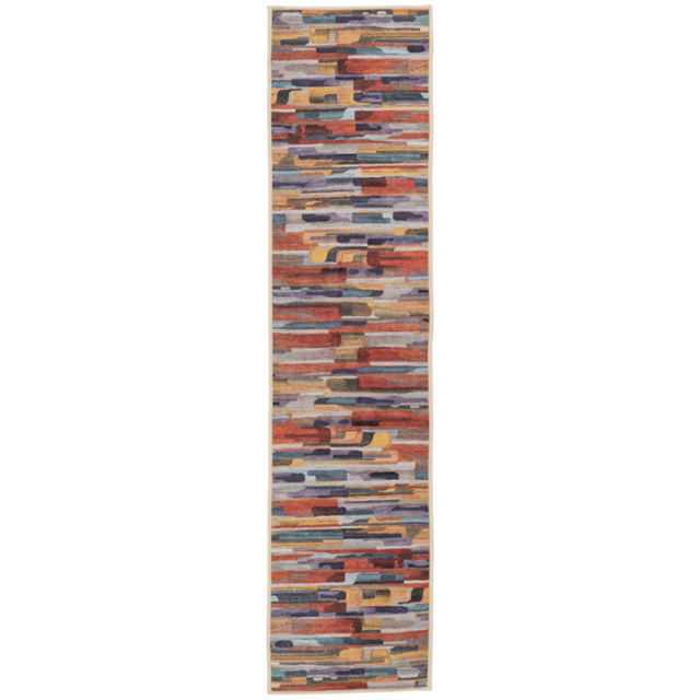 Kukoon Soft Chenille Abstract Multicolour Rug 60 x 240cm - image 1