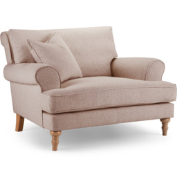 Eastwood Faro Small Soft Pink Snuggle Chair - thumbnail 2