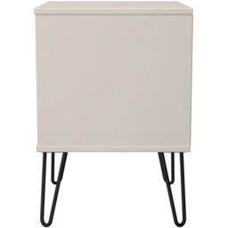 Crowndale Harlequin 2 Drawer Kashmir Matt Compact Bedside Cabinet Ready Assembled - thumbnail 4