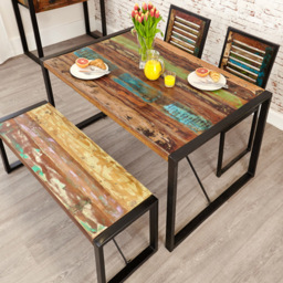 Baumhaus Urban Chic 4 Seater Dining Table - thumbnail 2