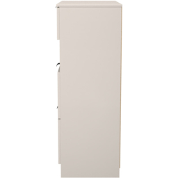 Crowndale Bora Kashmir Matt 3 Drawer Single Shelf Deep Chest of Drawers - thumbnail 3