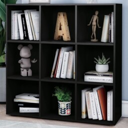 Cuba Black 9 Shelf Cube Storage Unit