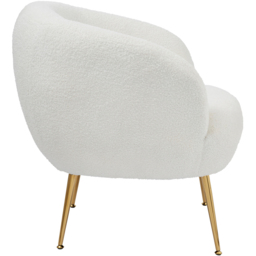 GFW Ada Cream Teddy Bouclé Accent Chair - thumbnail 4