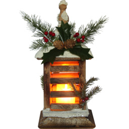 LED Wooden Light Box Christmas Decoration - thumbnail 2