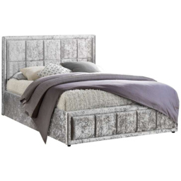 Hannover King Size Grey Ottoman Bed Frame - thumbnail 2