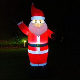 St Helens Christmas Inflatable LED Santa Claus Decoration 170cm - thumbnail 3