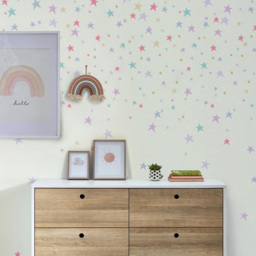 Next Falling Stars Pastel Mural - thumbnail 1