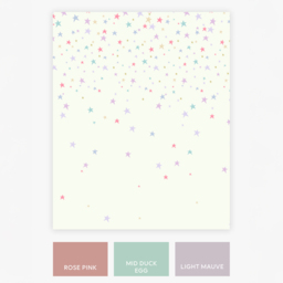 Next Falling Stars Pastel Mural - thumbnail 3
