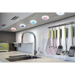 Adjustable Coloured LED Stick On Mood Light 6 Pack - thumbnail 2