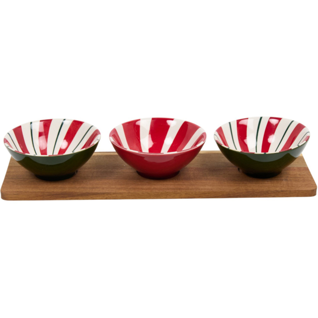 Pack of 3 Candy Cane Dip Bowls - image 1