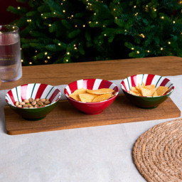 Pack of 3 Candy Cane Dip Bowls - thumbnail 3