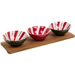 Pack of 3 Candy Cane Dip Bowls - thumbnail 4