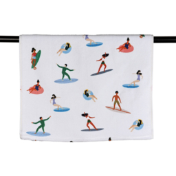 White Surfers Paradise Hand Towel 75 x 50cm - thumbnail 2