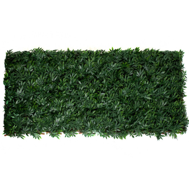 GreenBrokers Artificial Green Leaf Foliage Expandable Willow Trellis 100 x 200cm - image 1