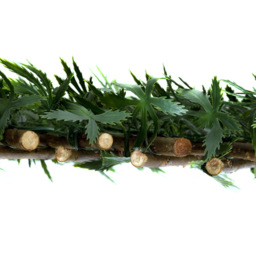 GreenBrokers Artificial Green Leaf Foliage Expandable Willow Trellis 100 x 200cm - thumbnail 3
