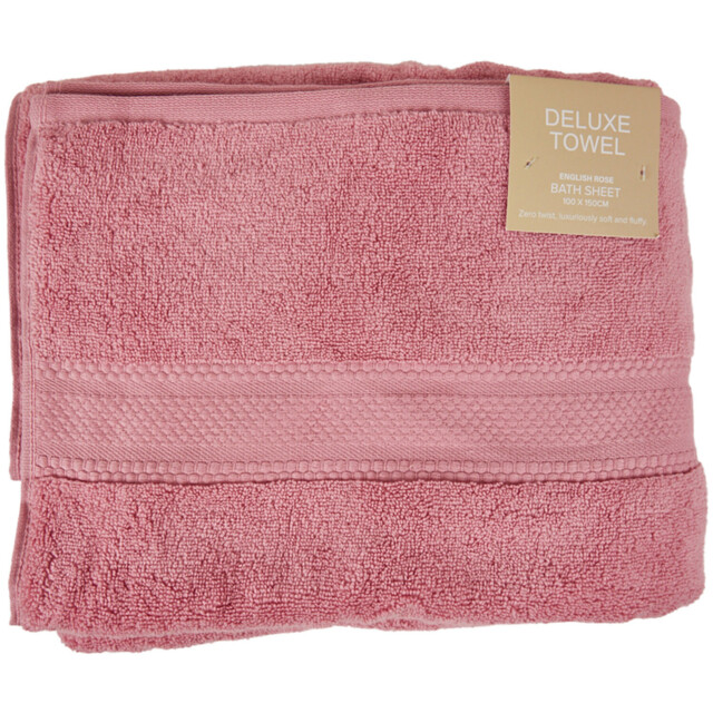 Deluxe English Rose Cotton Bath Sheet - image 1