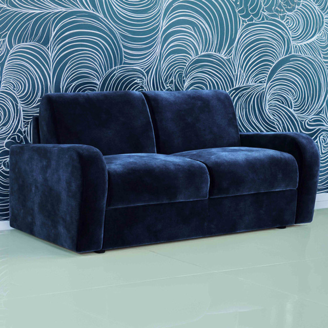 Jay-Be Deco 2 Seater Luxe Velvet Royal Sofa Bed with e-Sprung Mattress - image 1