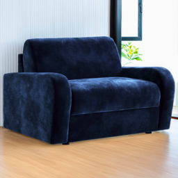 Jay-Be Deco Luxe Velvet Royal Snuggler Sofa Bed with e-Sprung Mattress
