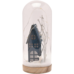 The Seasonal Gift Co Turtle Dove LED Dome House Christmas Decoration 21cm - thumbnail 3