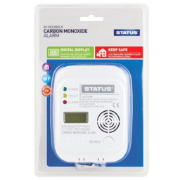 Status White Digital Smoke Alarm