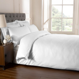 Rapport Home King White 250 Thread Count Cotton Percale Quilt Cover - thumbnail 2