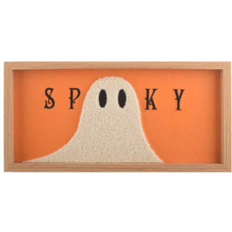 Ghostly Tufted Framed Plaque - thumbnail 2