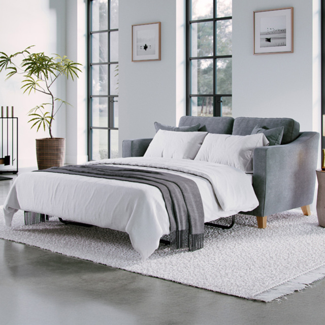 Marlon City Denim 2 Seater Sofa Bed - image 1