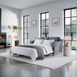 Marlon City Denim 2 Seater Sofa Bed - thumbnail 3