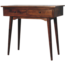 Artisan Furniture Chestnut 2 Drawer Solid Wood Console Table - thumbnail 3