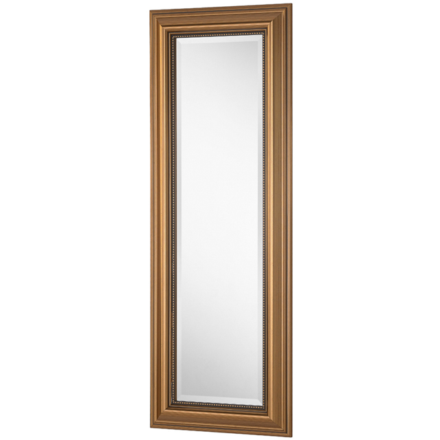 Yearn Gold Classic Beaded Framed Dressing Mirror 131 x 47cm - image 1