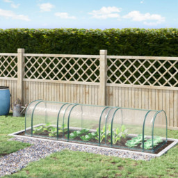 Outsunny Portable Long Tunnel Greenhouse 11.4 x 3.2ft - thumbnail 2