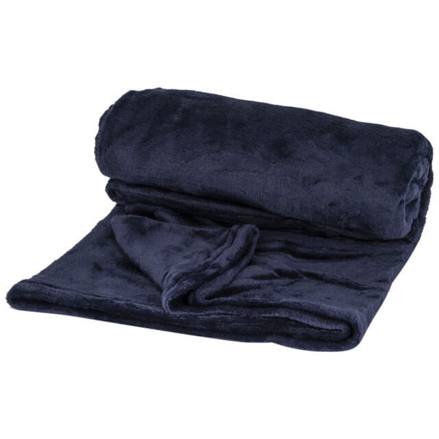 Divante Navy Supersoft Extra Large Throw - image 1