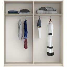 Andora Anthracite 2 Sliding Door Large Wardrobe - thumbnail 3