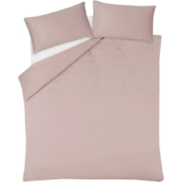 Smart Living Blush Pink Super King Size Diamante Embellished Duvet Set - thumbnail 3