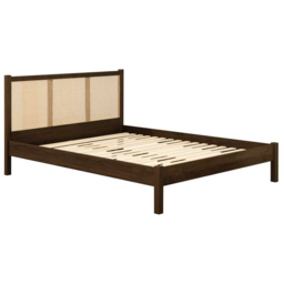 Croxley Double Brown Rattan Bed - thumbnail 3