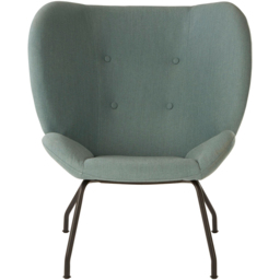 Premier Housewares Kolding Green Fabric Accent Chair - thumbnail 3