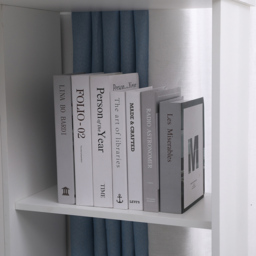Home Source Wellington 2 Shelf White Compact Computer Corner Desk - thumbnail 4