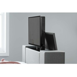 Plaza King Size Grey Bed with TV Bracket - thumbnail 4