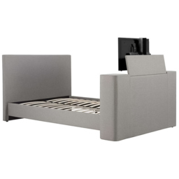Plaza King Size Grey Bed with TV Bracket - thumbnail 2
