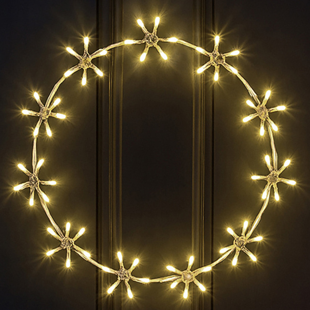 Xmas Haus 78 Warm White LED Ring Light 44cm - image 1