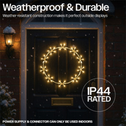 Xmas Haus 78 Warm White LED Ring Light 44cm - thumbnail 4