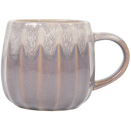 Grey Embossed Dual Tone Reactive Glazed Mug 485ml - thumbnail 1