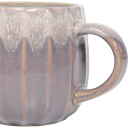 Grey Embossed Dual Tone Reactive Glazed Mug 485ml - thumbnail 3