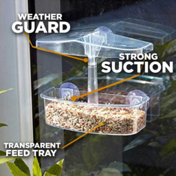 Marco Paul Large Perspex Window Watching Bird Feeder - thumbnail 3