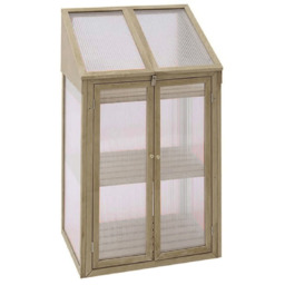 Neo Model 3 Brown Cold Frame 2.3 x 1.6ft Mini Growhouse - thumbnail 1