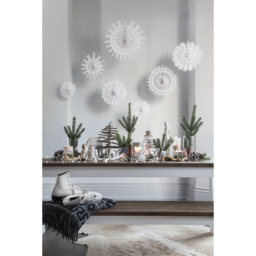 Noa and Nani White and Pine Nordic Bench - thumbnail 4