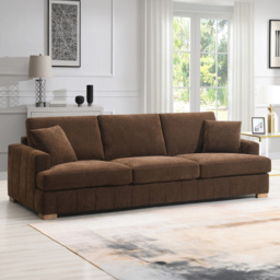 Arden Sofa Brown 3 Seater