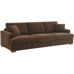 Arden Sofa Brown 3 Seater - thumbnail 3