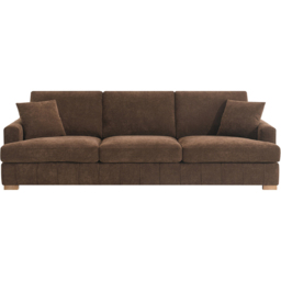 Arden Sofa Brown 3 Seater - thumbnail 2
